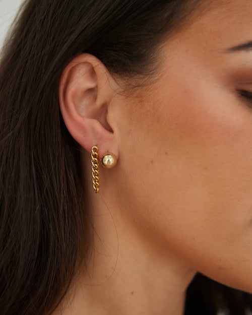 Allie Bead Stud Earrings Sahira Jewelry Design 