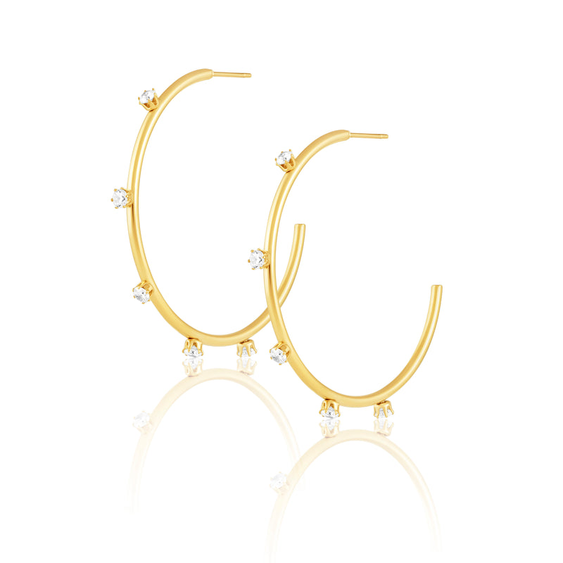 Aster Hoops Sahira Jewelry Design 