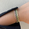 Bezel Tennis Bracelet- Emerald Bracelet Sahira Jewelry Design 