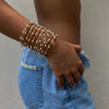 Blake Pearl Wrap Bracelet Bracelets Sahira Jewelry Design 
