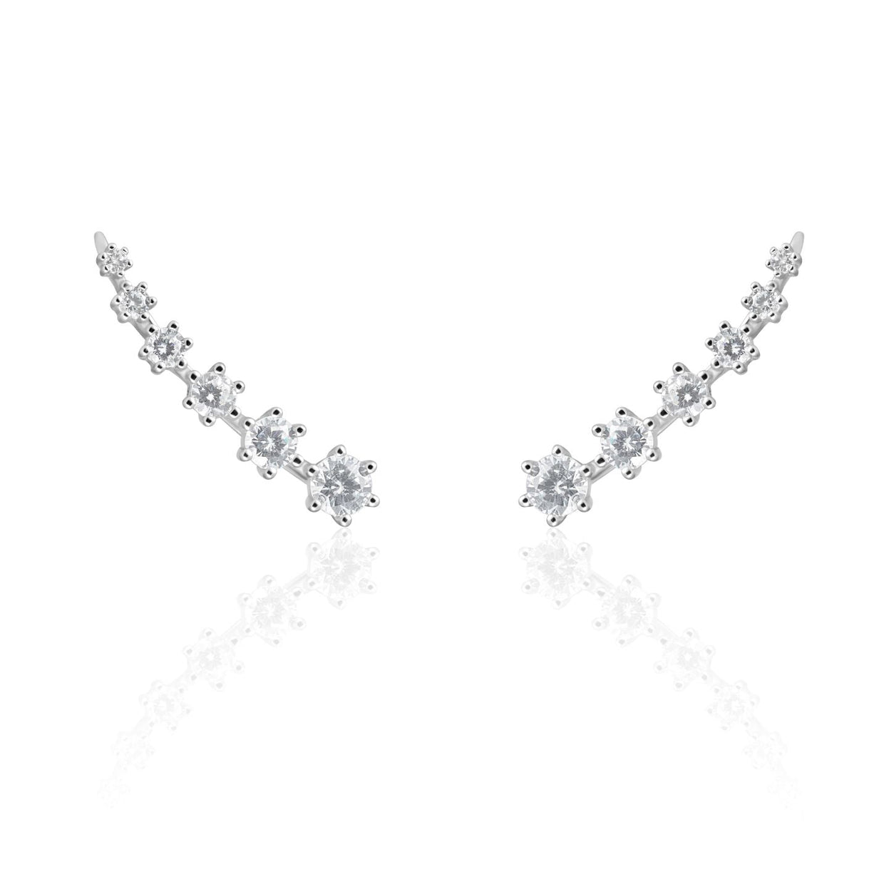 Celina CZ Bar Earring Earrings Sahira Jewelry Design 