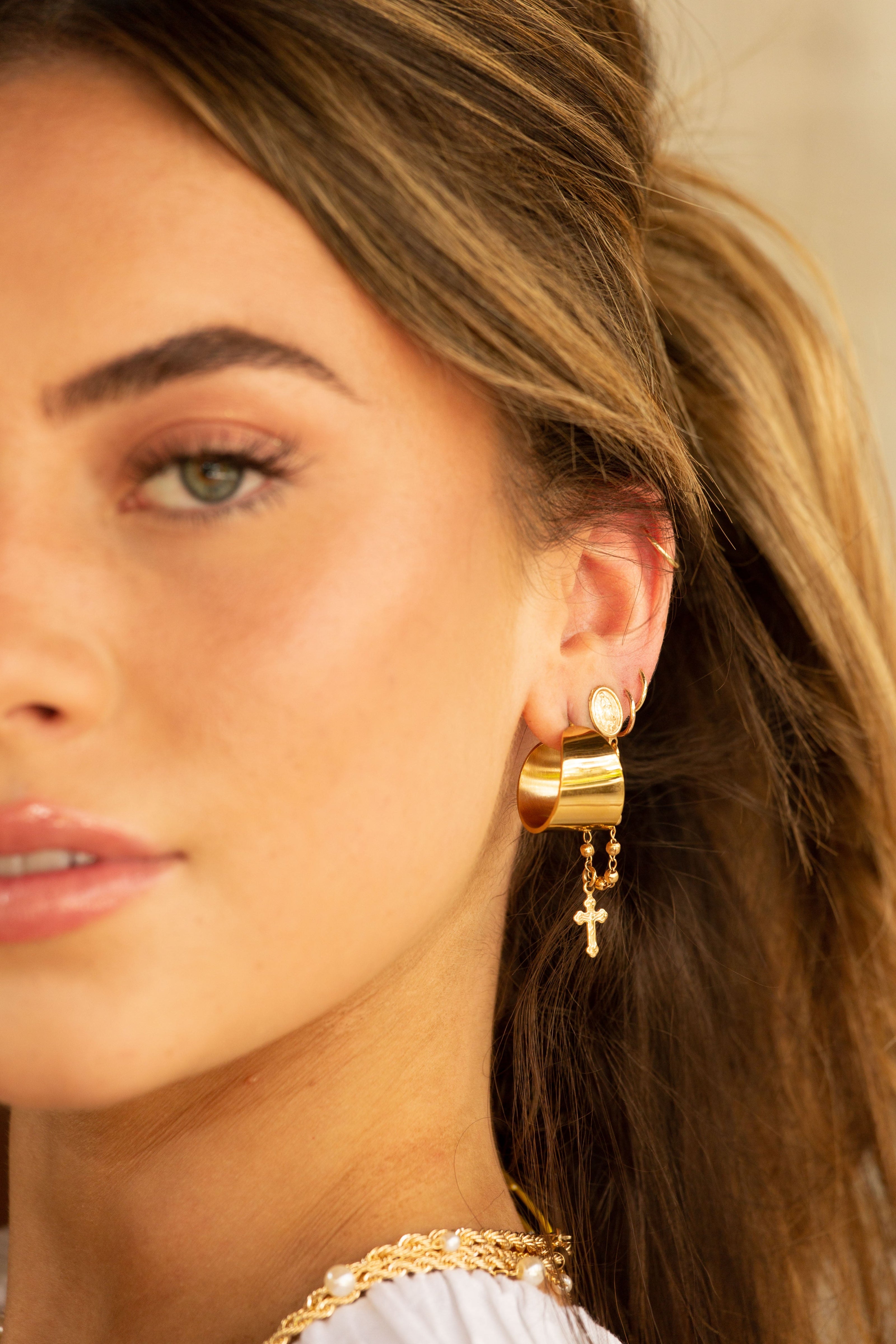 Crosby Hinged Hoop Earrings