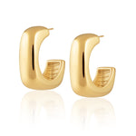 Gold Plated Daria Hoops