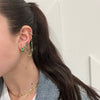 Diana Ear Cuff - Emerald Earrings Sahira Jewelry Design 
