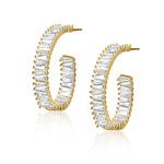 Eliane Sparkle Hoop Earrings Sahira Jewelry Design 