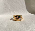Emerald Statement Ring Ring Sahira Jewelry Design 