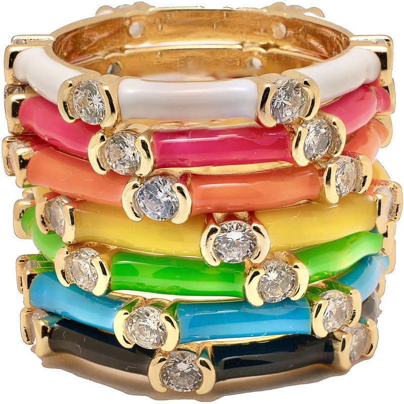 Stackable Coloured RIngs