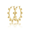 Studded Small Hoops