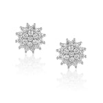 Flora Studs Earrings Sahira Jewelry Design Silver 