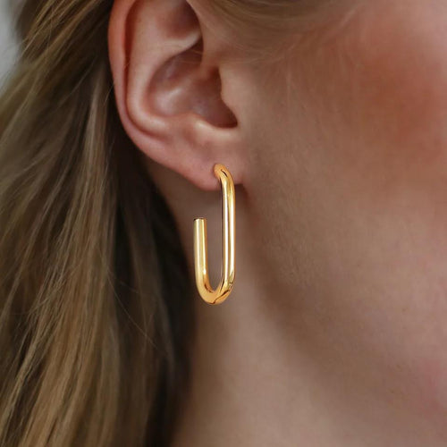 Gena Hoop Earring Sahira Jewelry Design 