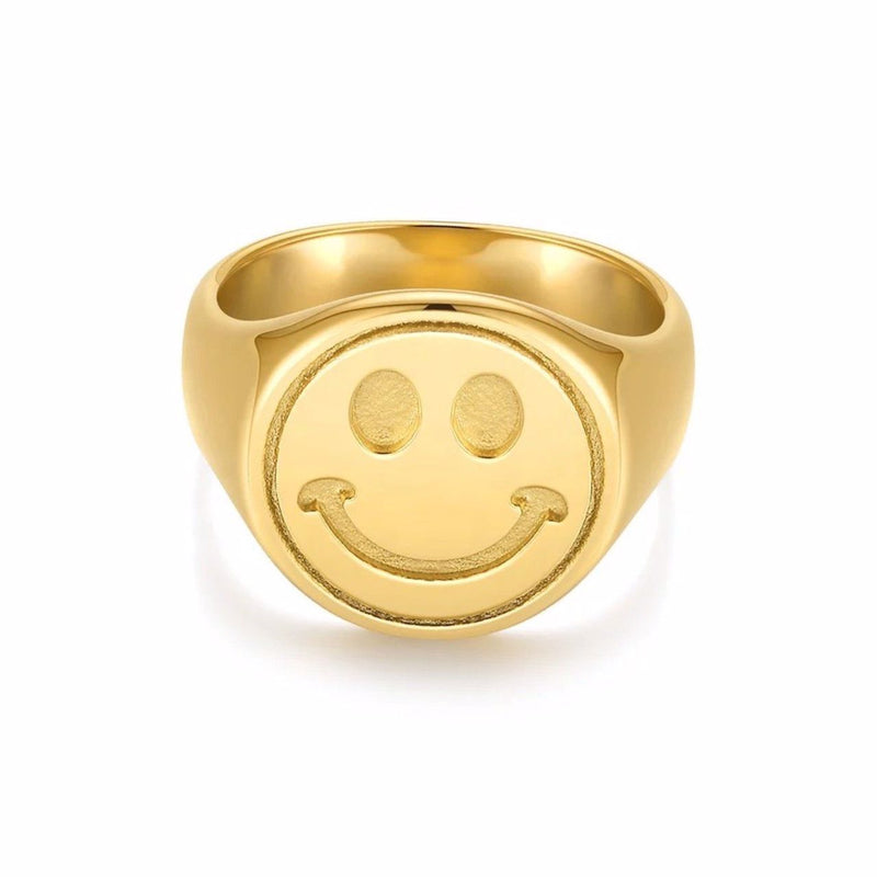 Happy Signet Ring Ring Sahira Jewelry Design 