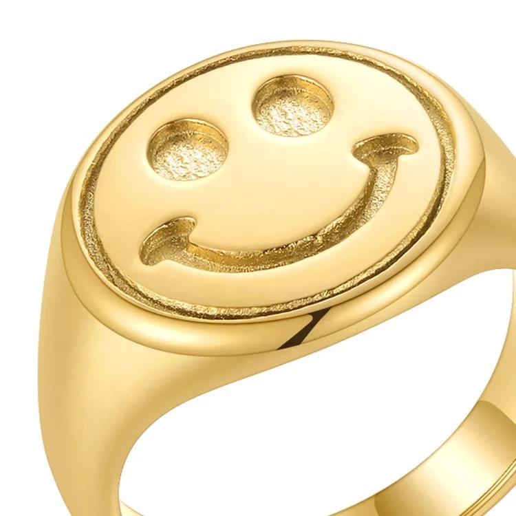 Happy Signet Ring