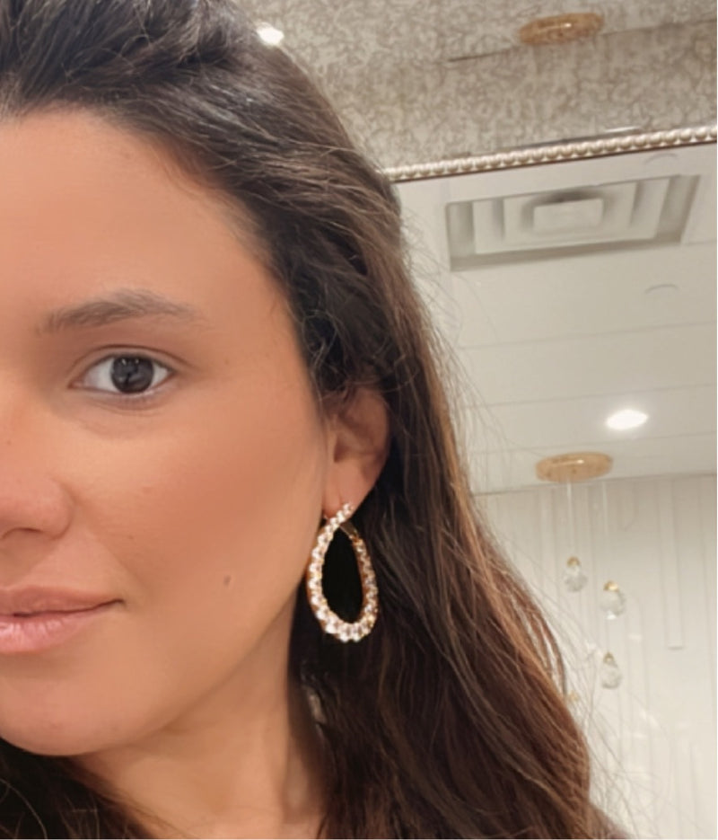 Naomi CZ Earring-Large