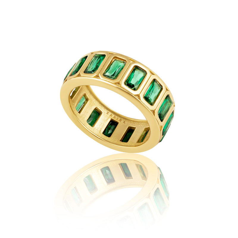 Peyton Emerald Band Ring