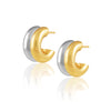 Kylie Two Two Hoops Earrings Sahira Jewelry Design 