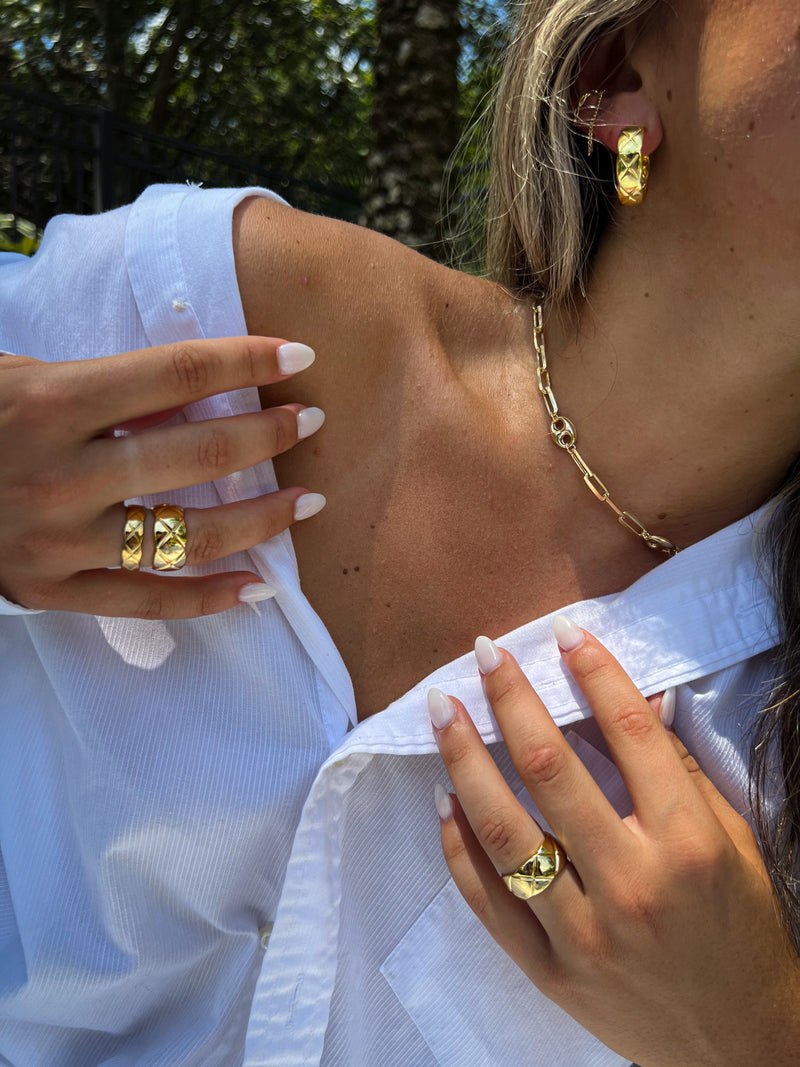 Libby Quilt Ring Sahira Jewelry Design 