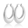 Maddie Hoops Earring Sahira Jewelry Design Silver 