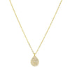 Maura Pave Teardrop Necklace Necklaces Sahira Jewelry Design 
