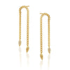 Melinda Chain Drop Earring Earrings Sahira Jewelry Design 