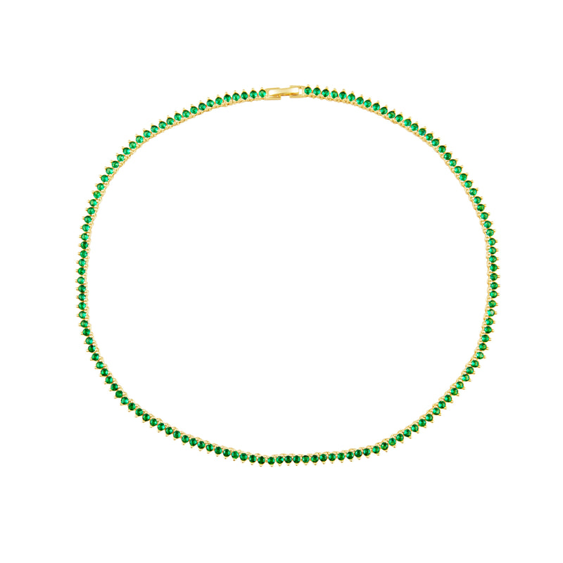 Melinda Tennis Necklace Necklaces Sahira Jewelry Design 