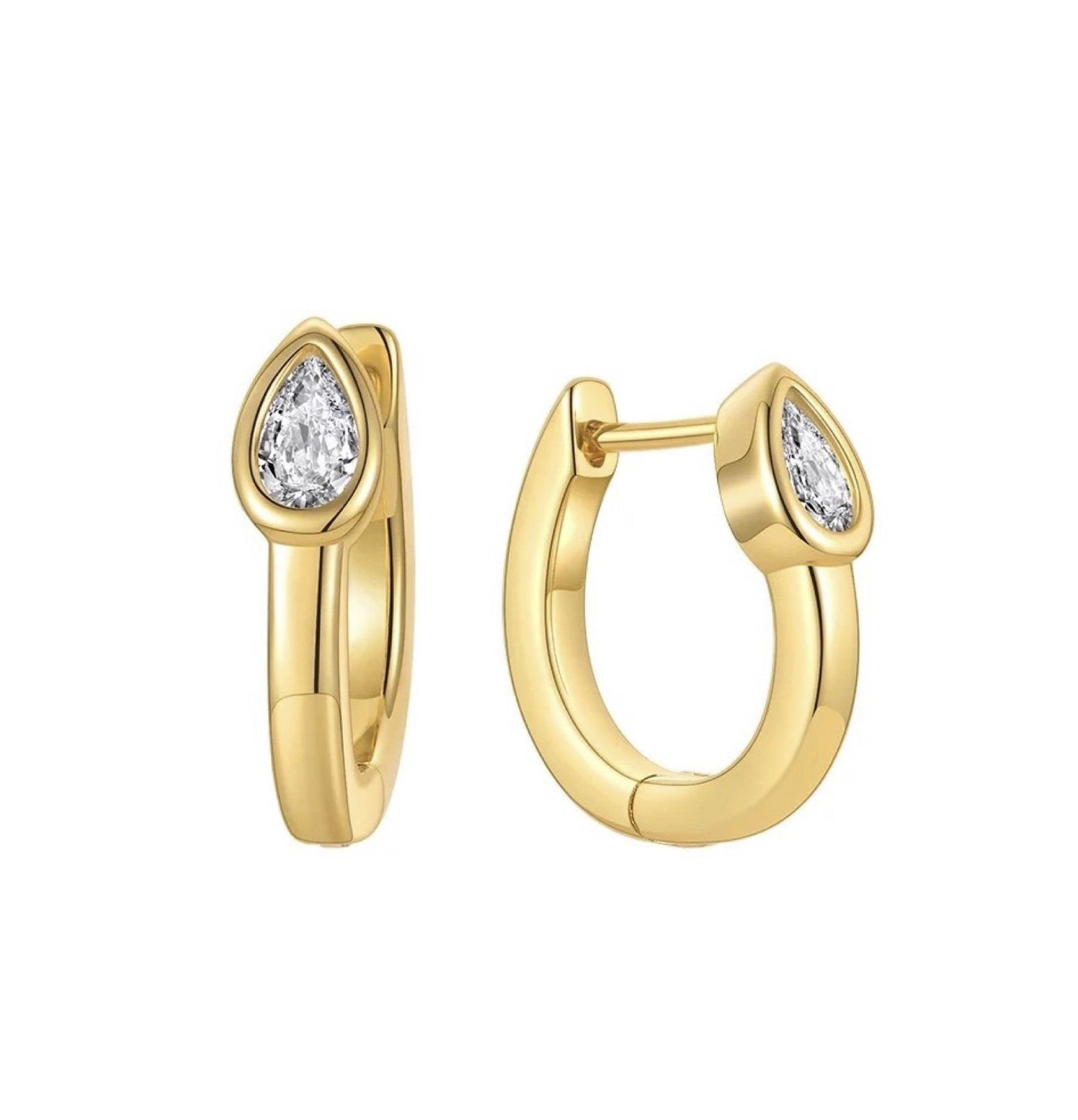 Sahira Maddie Gold Hoops main image 1