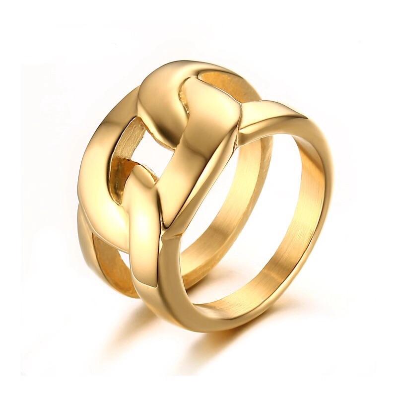 Movable Three Chain Diamond Link Ring – NicoleHD Jewelry