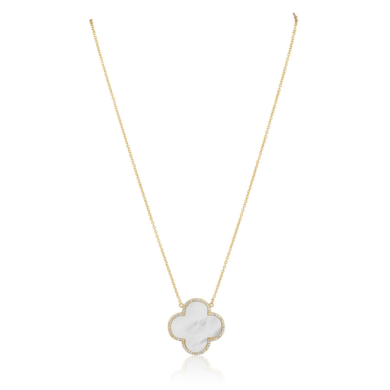 Helene Mother of Pearl Necklace – Antonia Y. Jewelry