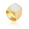 Mother of Pearl Ring - Large Sahira Jewelry Design 