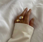 Mother of Pearl Signet Ring Rings Sahira Jewelry Design 