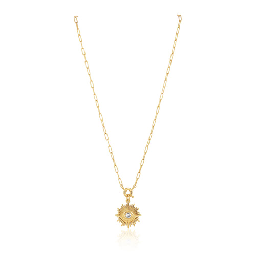 Nadia Sunburst Necklace Necklaces Sahira Jewelry Design 