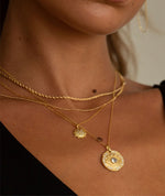 Paige Evil Eye Necklace Necklaces Sahira Jewelry Design 