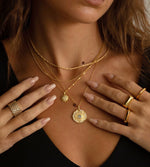 Paige Evil Eye Necklace Necklaces Sahira Jewelry Design 