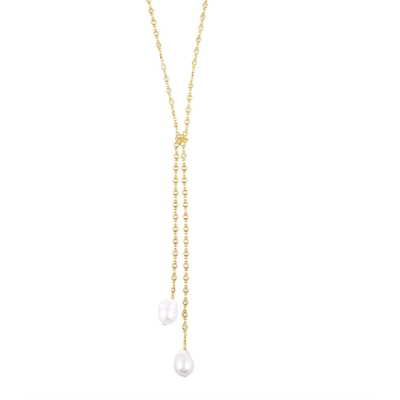 Pearl Bolo Necklaces