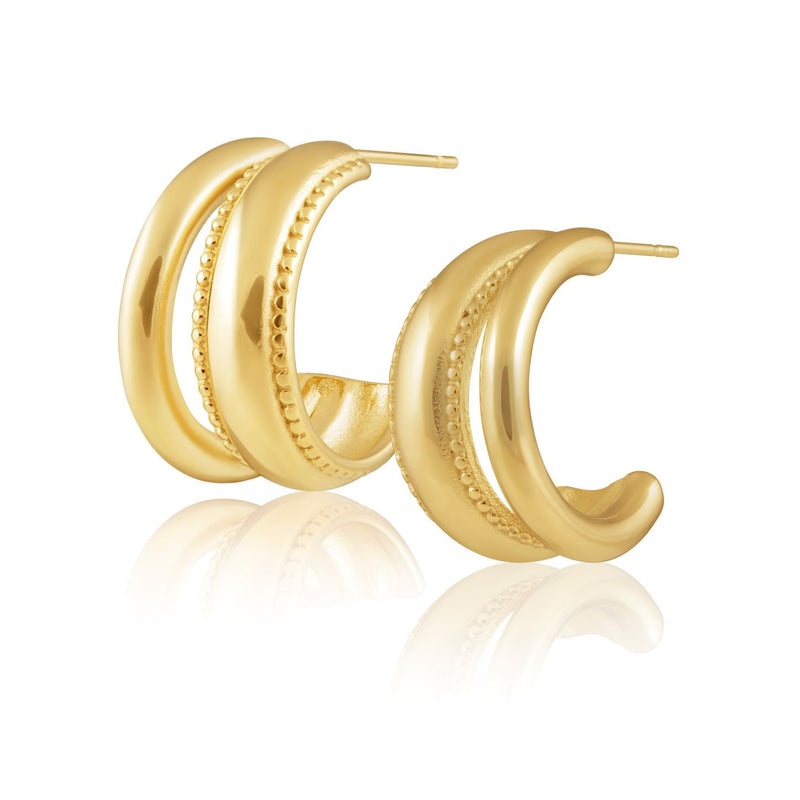 Portia Hoops Earrings Sahira Jewelry Design 