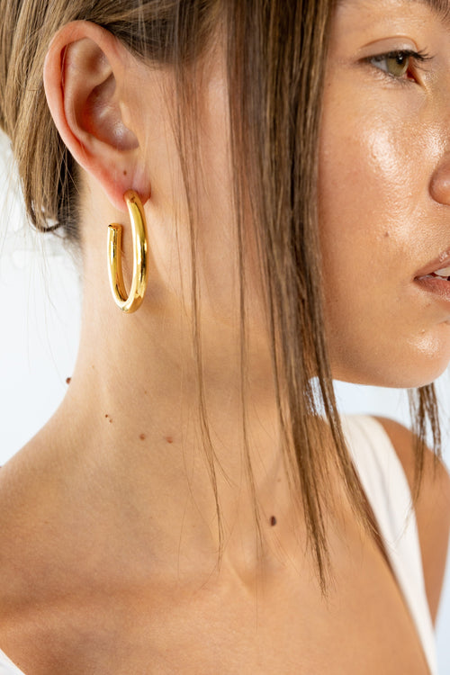 Rina Hoop Earrings Sahira Jewelry Design 