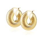 Robyn Tube Hoops Earring Sahira Jewelry Design 