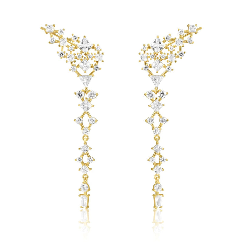 Scarlett CZ Drop Earring Earring Sahira Jewelry Design 