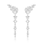 Scarlett CZ Drop Earring Earring Sahira Jewelry Design Silver 