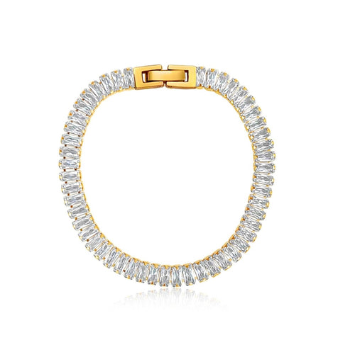 Shayna Baguette Bracelet Bracelet Sahira Jewelry Design 