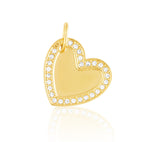 Side Heart Pendant Necklace Sahira Jewelry Design 