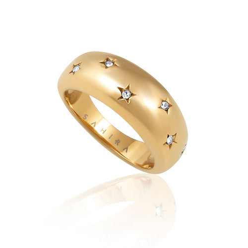 Star Dome Ring Rings Sahira Jewelry Design 